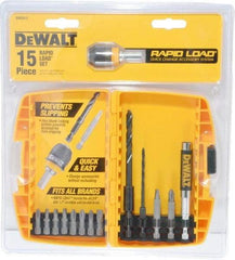 DeWALT - 15 Piece, Screwdriver Bit Set - USA Tool & Supply