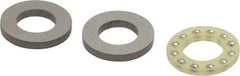 Boston Gear - 3/8" Inside x 11/16" Outside Diam, 9/32" Thick, Alloy Steel Ball Thrust Bearing - USA Tool & Supply