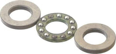 Boston Gear - 3/8" Inside x 11/16" Outside Diam, 9/32" Thick, Stainless Steel Ball Thrust Bearing - USA Tool & Supply