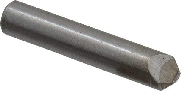 Value Collection - 1/3 Carat Single Point Chisel Edge Diamond - 2" Long x 3/8" Shank Diam, 60° Included Angle - USA Tool & Supply