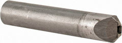 Value Collection - 3/4 Carat Single Point Chisel Edge Diamond - 2" Long x 3/8" Shank Diam, 60° Included Angle - USA Tool & Supply