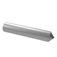 Norton - 1" Long x 1/4" Shank Diam Single Point Diamond Dresser - 60° Included Angle - USA Tool & Supply