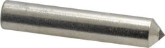 Norton - 1/3 Carat Single Point Diamond Dresser - 2" Long x 3/8" Shank Diam, 60° Included Angle - USA Tool & Supply