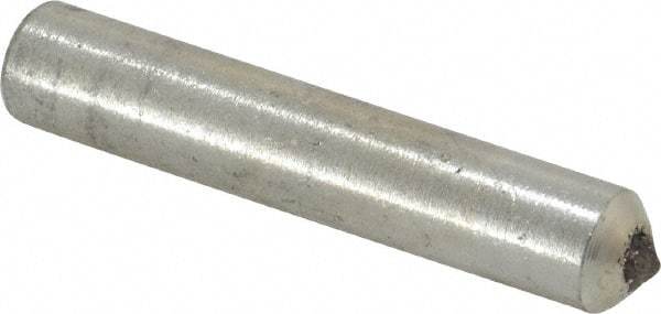 Norton - 1 Carat Single Point Diamond Dresser - 2" Long x 3/8" Shank Diam, 60° Included Angle - USA Tool & Supply