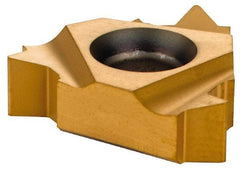 Seco - 22NR Internal Right Hand 6 UN Laydown Threading Insert - Grade CP500, TiAlN/TiN Coated Carbide - USA Tool & Supply