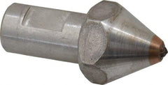 Norton - 1/3 Carat Single Point Diamond Dresser - 1-7/16" Long x 7/16" Shank Diam, 60° Included Angle - USA Tool & Supply