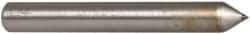 Norton - 1" Long x 1/8" Shank Diam Single Point Diamond Dresser - Convex Radius, 60° Included Angle - USA Tool & Supply