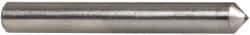 Norton - 1" Long x 1/8" Shank Diam Single Point Diamond Dresser - Convex Radius, 75° Included Angle - USA Tool & Supply