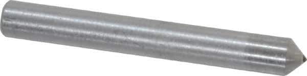 Norton - 1" Long x 1/8" Shank Diam Single Point Diamond Dresser - Convex Radius, 90° Included Angle - USA Tool & Supply