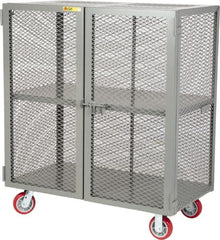 Little Giant - 2 Door, 2 Tier, Mobile Storage Locker - USA Tool & Supply