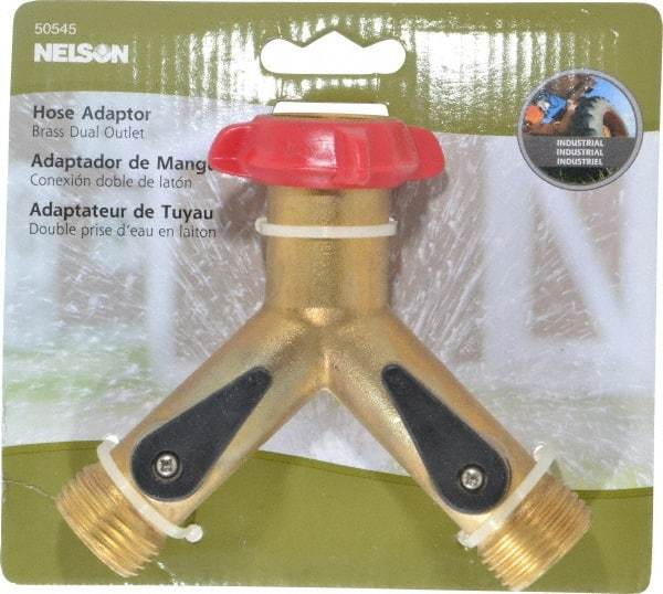 Nelson - Garden Hose Adapter - Brass - USA Tool & Supply