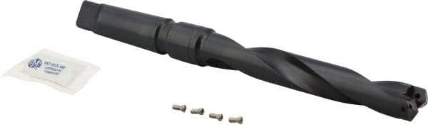 Allied Machine and Engineering - Series 1, 13/16" Max Diam, 3MT Taper Shank, Helical Flute Spade Drill - 4-3/4" Max Depth, 6-17/64" Body Length, 9-3/4" OAL, Standard Length, Through Coolant - USA Tool & Supply