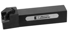Kennametal - MCLN, Right Hand Cut, 5° Lead Angle, 20mm Shank Height x 20mm Shank Width, Negative Rake Indexable Turning Toolholder - 125mm OAL, CN.. Insert Compatibility, Series Kenloc - USA Tool & Supply