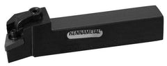 Kennametal - MDQN, Left Hand Cut, 27.5° Lead Angle, 1" Shank Height x 1" Shank Width, Negative Rake Indexable Turning Toolholder - 5" OAL, DN..43. Insert Compatibility, Series Kenloc - USA Tool & Supply