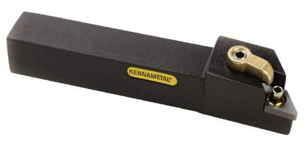 Kennametal - MDJN, Right Hand Cut, 3° Lead Angle, 20mm Shank Height x 20mm Shank Width, Negative Rake Indexable Turning Toolholder - 125mm OAL, DN..1104.. Insert Compatibility, Series Kenloc - USA Tool & Supply