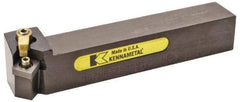 Kennametal - MSZN, Left Hand Cut, 25mm Shank Height x 25mm Shank Width, Negative Rake Indexable Turning Toolholder - 150mm OAL, SN..1204.. Insert Compatibility, Series Kenloc - USA Tool & Supply
