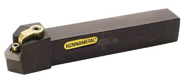 Kennametal - MSSN, Right Hand Cut, 45° Lead Angle, 20mm Shank Height x 20mm Shank Width, Negative Rake Indexable Turning Toolholder - 125mm OAL, SN..1204.. Insert Compatibility, Series Kenloc - USA Tool & Supply