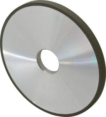 Made in USA - 6" Diam x 1-1/4" Hole x 3/8" Thick, N Hardness, 220 Grit Surface Grinding Wheel - Diamond, Type 1A1, Very Fine Grade - USA Tool & Supply