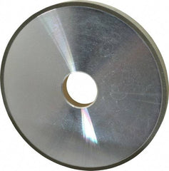 Made in USA - 6" Diam x 1-1/4" Hole x 1/2" Thick, N Hardness, 100 Grit Surface Grinding Wheel - Diamond, Type 1A1, Fine Grade - USA Tool & Supply