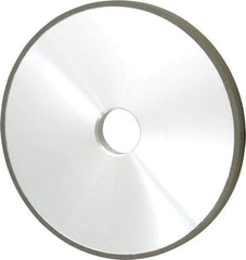Made in USA - 7" Diam x 1-1/4" Hole x 1/2" Thick, N Hardness, 100 Grit Surface Grinding Wheel - Diamond, Type 1A1, Fine Grade - USA Tool & Supply