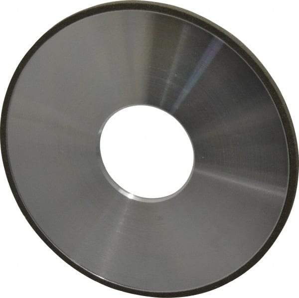 Made in USA - 4" Diam x 1-1/4" Hole x 1/8" Thick, N Hardness, 100 Grit Surface Grinding Wheel - Diamond, Type 1A1, Fine Grade - USA Tool & Supply