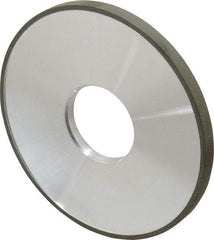 Made in USA - 4" Diam x 1-1/4" Hole x 1/4" Thick, N Hardness, 220 Grit Surface Grinding Wheel - Diamond, Type 1A1, Very Fine Grade - USA Tool & Supply