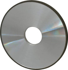 Made in USA - 5" Diam x 1-1/4" Hole x 1/4" Thick, N Hardness, 100 Grit Surface Grinding Wheel - Diamond, Type 1A1, Fine Grade - USA Tool & Supply