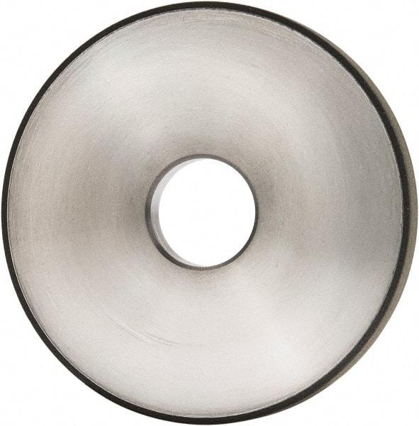 Made in USA - 5" Diam x 1-1/4" Hole x 1/2" Thick, N Hardness, 100 Grit Surface Grinding Wheel - Diamond, Type 1A1, Fine Grade - USA Tool & Supply