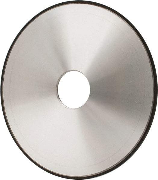 Made in USA - 6" Diam x 1-1/4" Hole x 1/8" Thick, N Hardness, 220 Grit Surface Grinding Wheel - Diamond, Type 1A1, Very Fine Grade - USA Tool & Supply