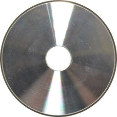 Made in USA - 6" Diam x 1-1/4" Hole x 1/4" Thick, N Hardness, 100 Grit Surface Grinding Wheel - Diamond, Type 1A1, Fine Grade - USA Tool & Supply
