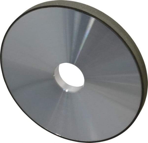 Made in USA - 6" Diam x 1-1/4" Hole x 1/2" Thick, N Hardness, 100 Grit Surface Grinding Wheel - Diamond, Type 1A1, Fine Grade - USA Tool & Supply