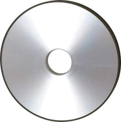 Made in USA - 6" Diam x 1-1/4" Hole x 1/2" Thick, N Hardness, 220 Grit Surface Grinding Wheel - Diamond, Type 1A1, Very Fine Grade - USA Tool & Supply