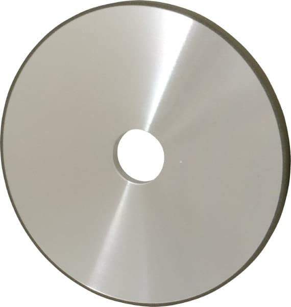 Made in USA - 7" Diam x 1-1/4" Hole x 3/8" Thick, N Hardness, 100 Grit Surface Grinding Wheel - Diamond, Type 1A1, Fine Grade - USA Tool & Supply