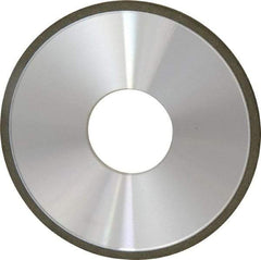 Made in USA - 4" Diam x 1-1/4" Hole x 1/8" Thick, N Hardness, 100 Grit Surface Grinding Wheel - Diamond, Type 1A1, Fine Grade - USA Tool & Supply
