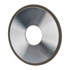 Made in USA - 4" Diam x 1-1/4" Hole x 1/8" Thick, N Hardness, 220 Grit Surface Grinding Wheel - Diamond, Type 1A1, Very Fine Grade - USA Tool & Supply