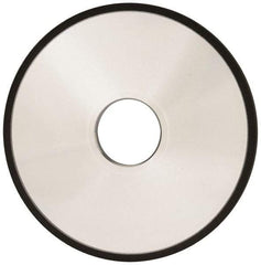 Made in USA - 5" Diam x 1-1/4" Hole x 1/4" Thick, N Hardness, 100 Grit Surface Grinding Wheel - Diamond, Type 1A1, Fine Grade - USA Tool & Supply