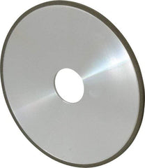 Made in USA - 6" Diam x 1-1/4" Hole x 1/8" Thick, N Hardness, 100 Grit Surface Grinding Wheel - Diamond, Type 1A1, Fine Grade - USA Tool & Supply