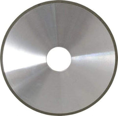Made in USA - 6" Diam x 1-1/4" Hole x 1/8" Thick, N Hardness, 220 Grit Surface Grinding Wheel - Diamond, Type 1A1, Very Fine Grade - USA Tool & Supply