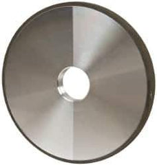 Made in USA - 6" Diam x 1-1/4" Hole x 1/2" Thick, N Hardness, 100 Grit Surface Grinding Wheel - Diamond, Type 1A1, Fine Grade - USA Tool & Supply