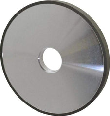 Made in USA - 6" Diam x 1-1/4" Hole x 1/2" Thick, N Hardness, 220 Grit Surface Grinding Wheel - Diamond, Type 1A1, Very Fine Grade - USA Tool & Supply