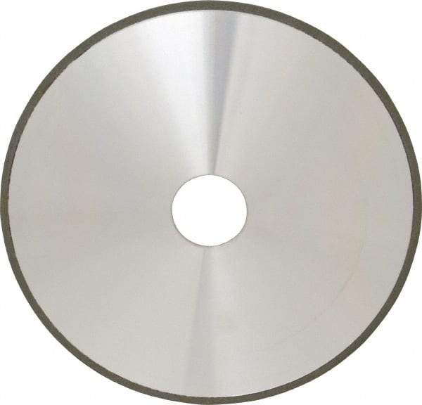 Made in USA - 7" Diam x 1-1/4" Hole x 1/8" Thick, N Hardness, 100 Grit Surface Grinding Wheel - Diamond, Type 1A1, Fine Grade - USA Tool & Supply