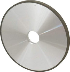 Made in USA - 7" Diam x 1-1/4" Hole x 3/8" Thick, N Hardness, 100 Grit Surface Grinding Wheel - Diamond, Type 1A1, Fine Grade - USA Tool & Supply