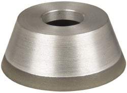 Made in USA - 3-3/4" Diam, 1-1/4" Hole Size, 1-1/2" Overall Thickness, 150 Grit, Type 11 Tool & Cutter Grinding Wheel - Very Fine Grade, CBN - USA Tool & Supply