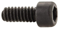 Value Collection - #1-64 UNC Hex Socket Drive, Socket Cap Screw - Alloy Steel, Black Oxide Finish, Fully Threaded, 3/16" Length Under Head - USA Tool & Supply