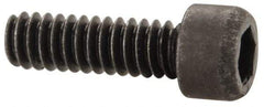 Value Collection - #1-64 UNC Hex Socket Drive, Socket Cap Screw - Alloy Steel, Black Oxide Finish, Fully Threaded, 1/4" Length Under Head - USA Tool & Supply