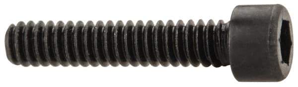 Value Collection - #1-64 UNC Hex Socket Drive, Socket Cap Screw - Alloy Steel, Black Oxide Finish, Fully Threaded, 3/8" Length Under Head - USA Tool & Supply