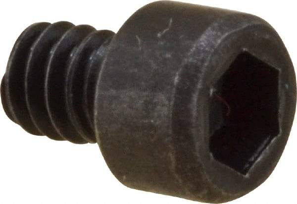 Value Collection - #2-56 UNC Hex Socket Drive, Socket Cap Screw - Alloy Steel, Black Oxide Finish, Fully Threaded, 1/8" Length Under Head - USA Tool & Supply