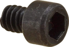 Value Collection - #2-56 UNC Hex Socket Drive, Socket Cap Screw - Alloy Steel, Black Oxide Finish, Fully Threaded, 1/8" Length Under Head - USA Tool & Supply