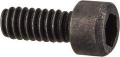 Value Collection - #2-56 UNC Hex Socket Drive, Socket Cap Screw - Alloy Steel, Black Oxide Finish, Fully Threaded, 7/32" Length Under Head - USA Tool & Supply