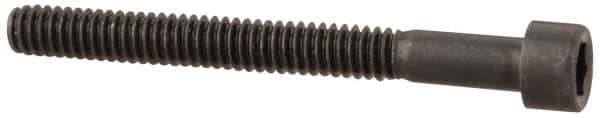 Value Collection - #2-56 UNC Hex Socket Drive, Socket Cap Screw - Alloy Steel, Black Oxide Finish, Partially Threaded, 7/8" Length Under Head - USA Tool & Supply